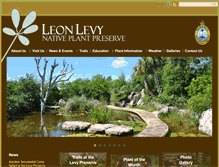Tablet Screenshot of levypreserve.org